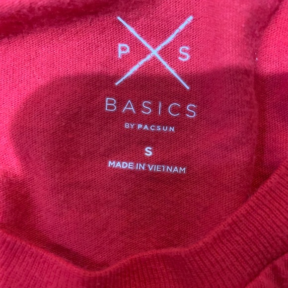 pacsun basics red top - Picture 2 of 3